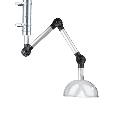 Komplet sort Sugearm med 3 led - Ø57